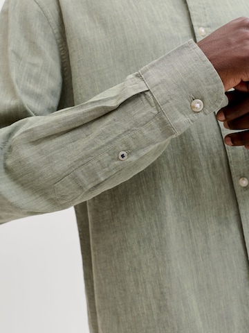 JACK & JONES Средняя посадка Рубашка 'JJESummer' в Зеленый