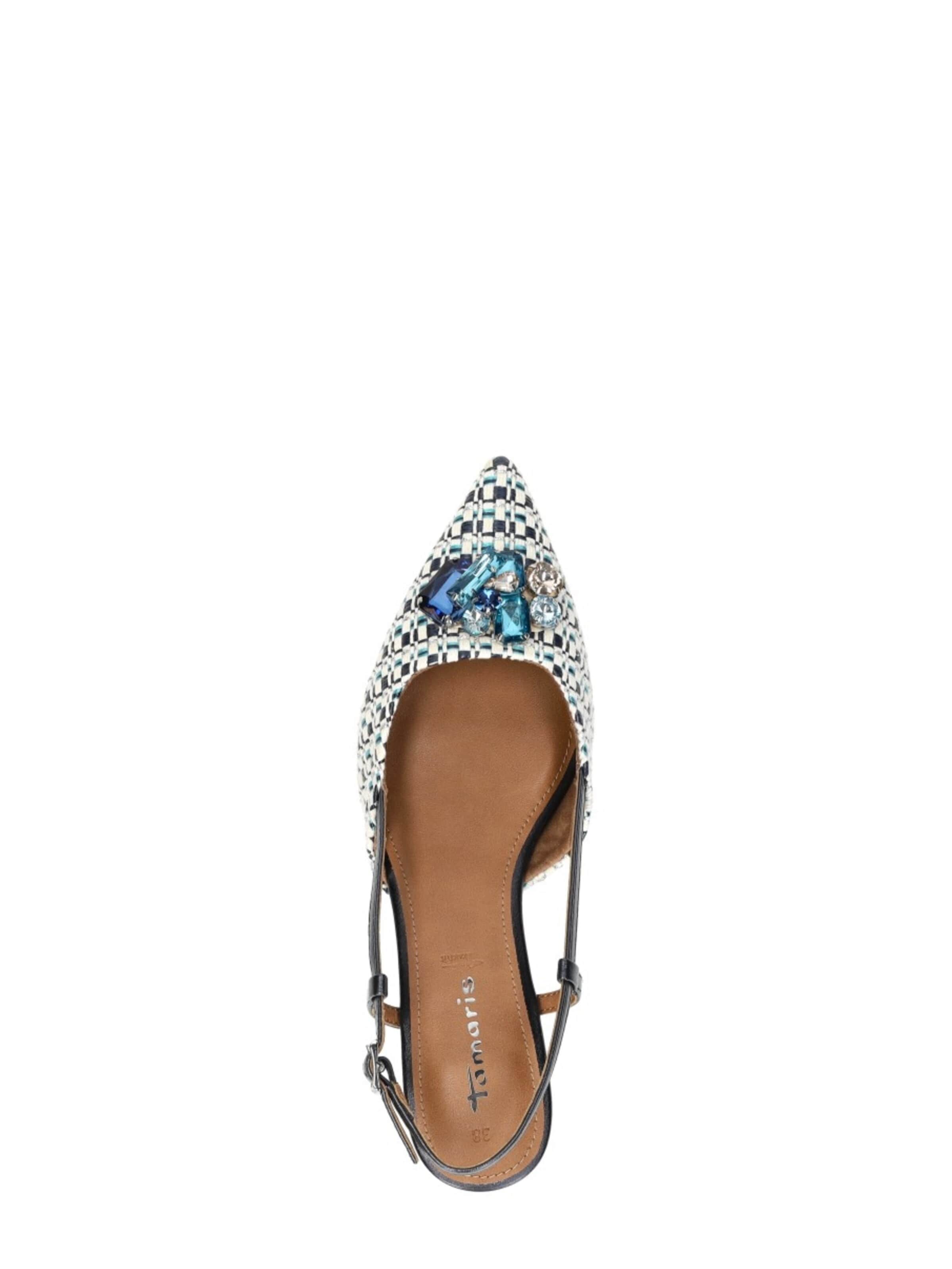 Tamaris Slingpumps in Blauw