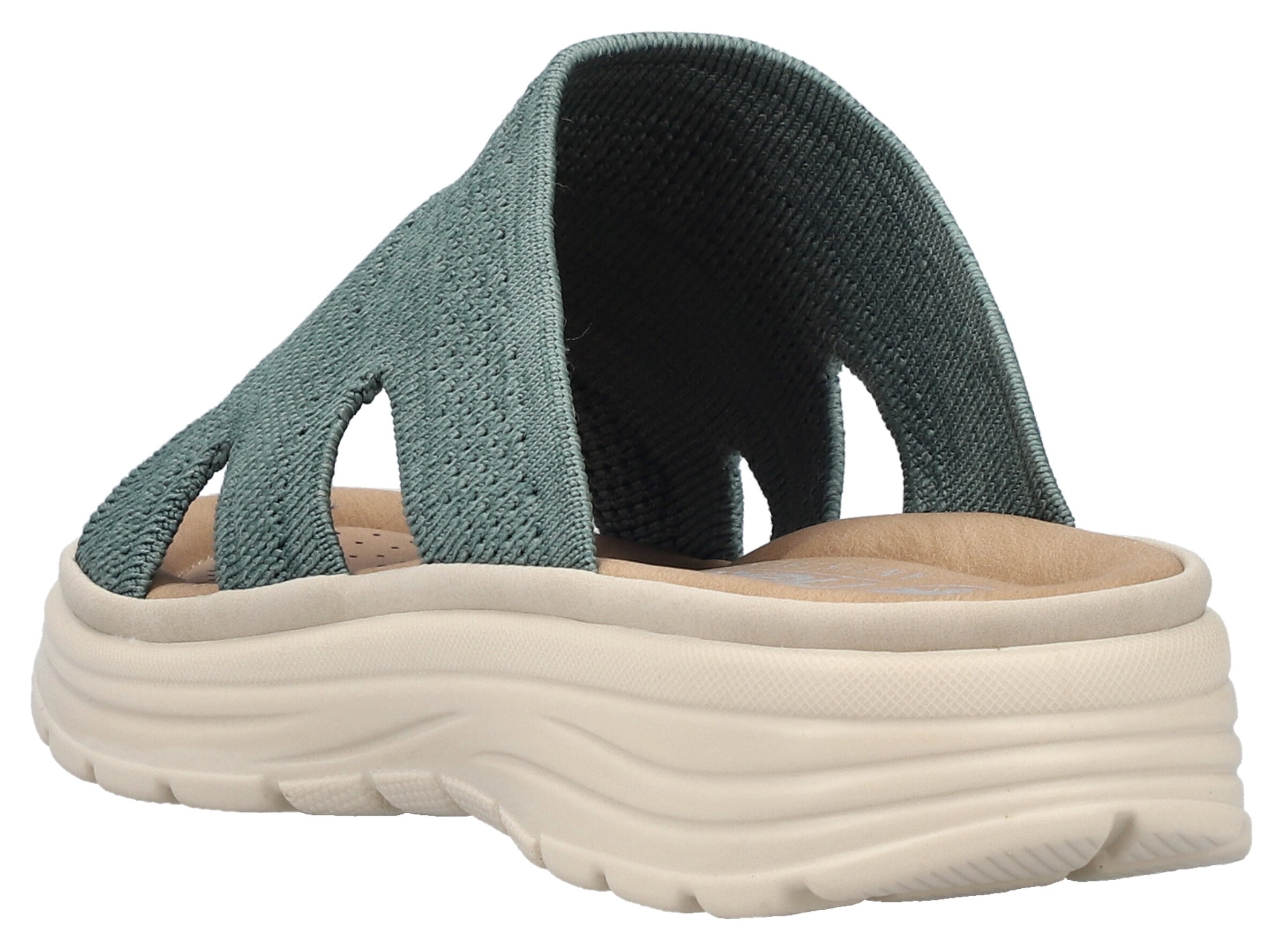 Rieker Pantolette in Grün