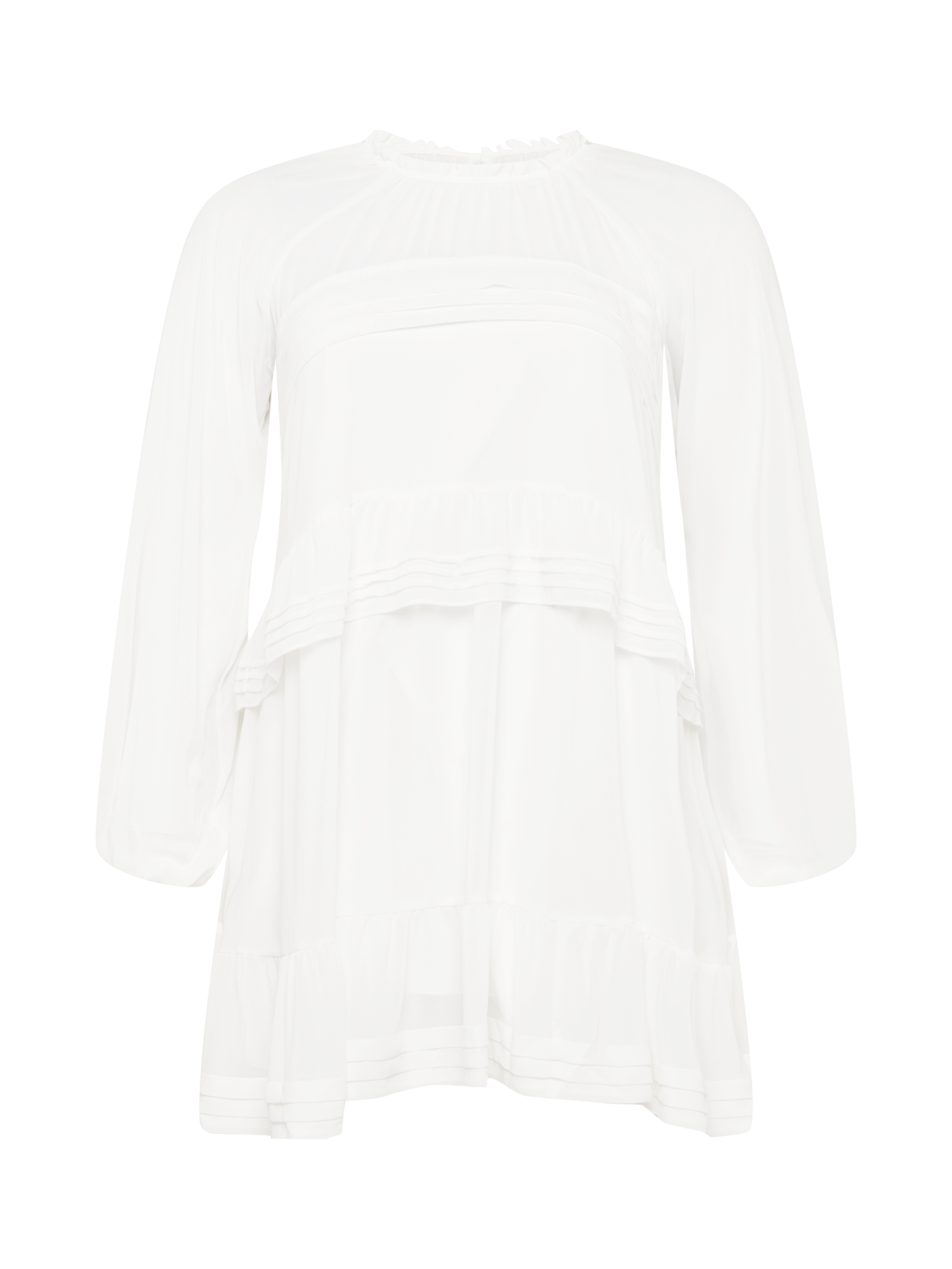 Taglie comode Abbigliamento Forever New Curve Kleid in Bianco 