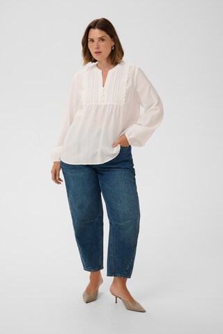 KAFFE CURVE Blouse 'Galine ' in Wit
