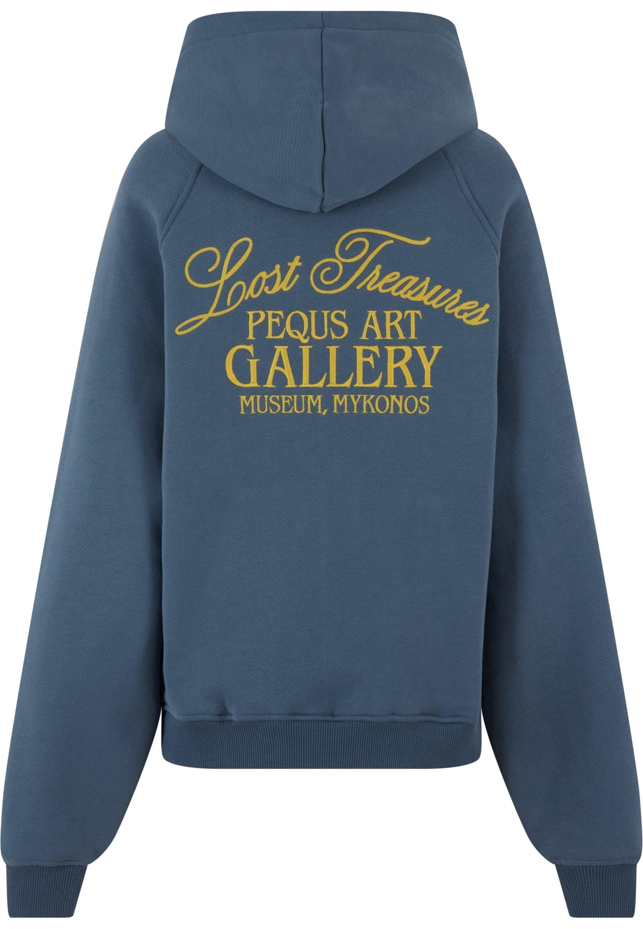 Pequs Sweatjacke 'Art Gallery' in Blau