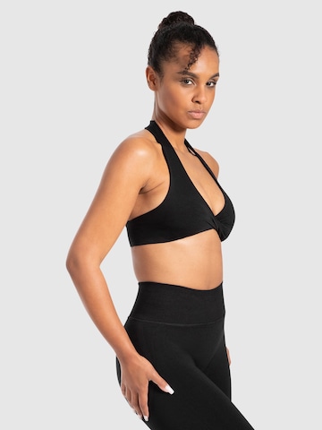 Smilodox Sports top 'Myrah' in Black: front