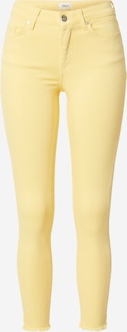 ONLY Skinny Jeans 'Blush' in Yellow: front