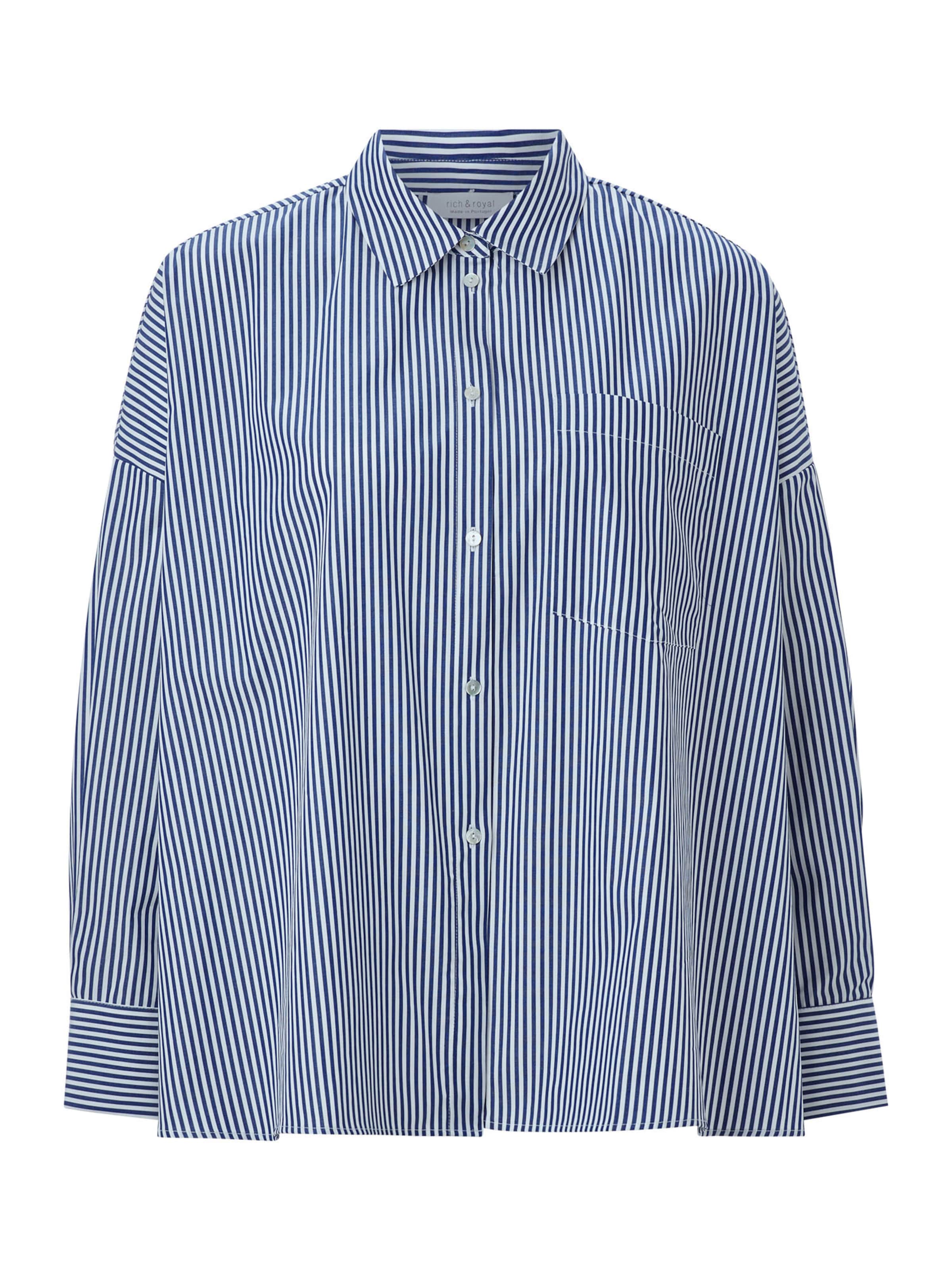 Rich & Royal Блузка в Синий: спереди