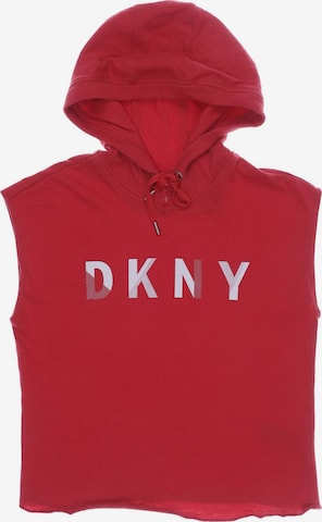 DKNY Sweatshirt & Zip-Up Hoodie in XS in Red: front