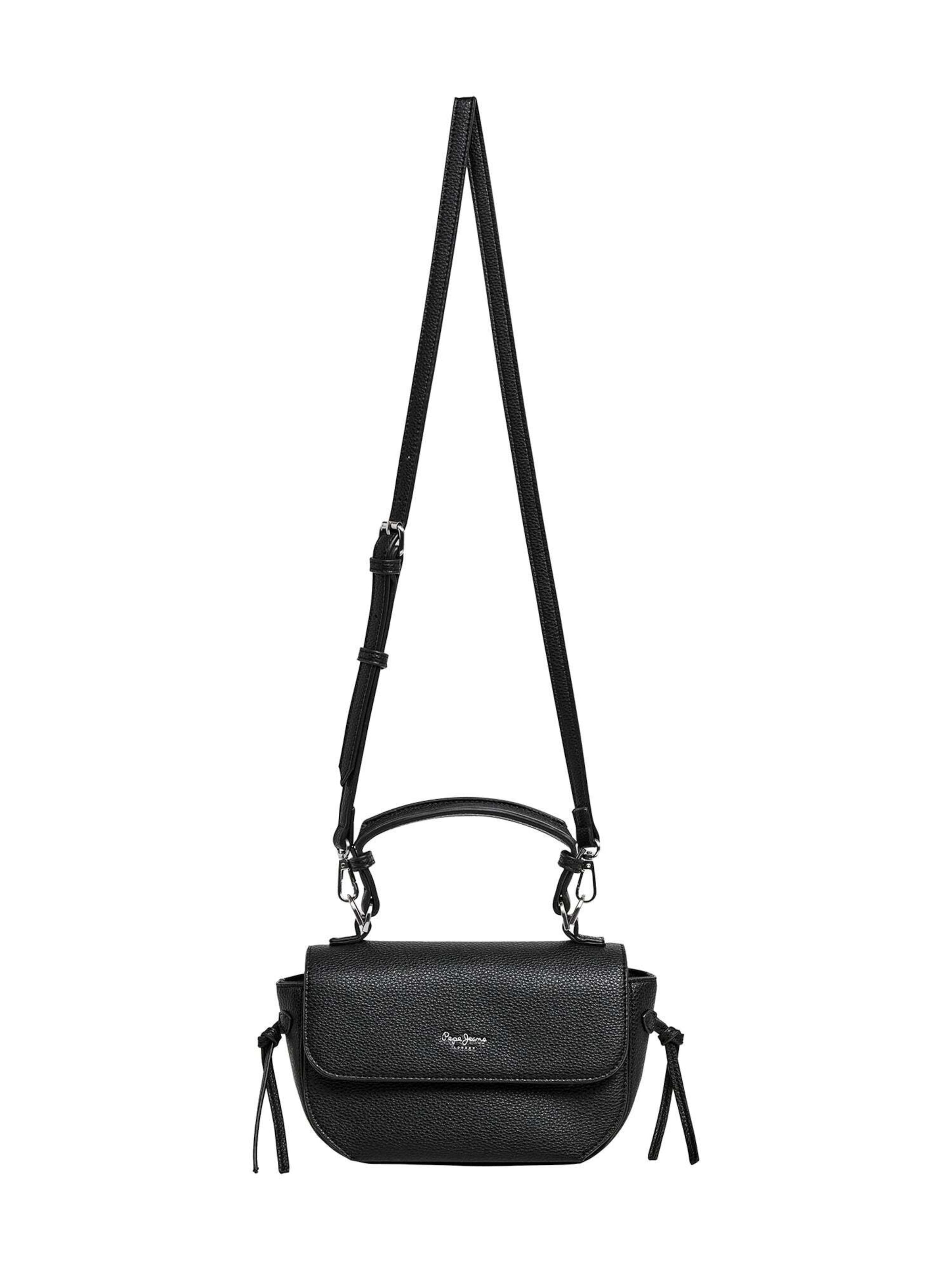 Pepe Jeans Handbag 'Ambra Script' in Black