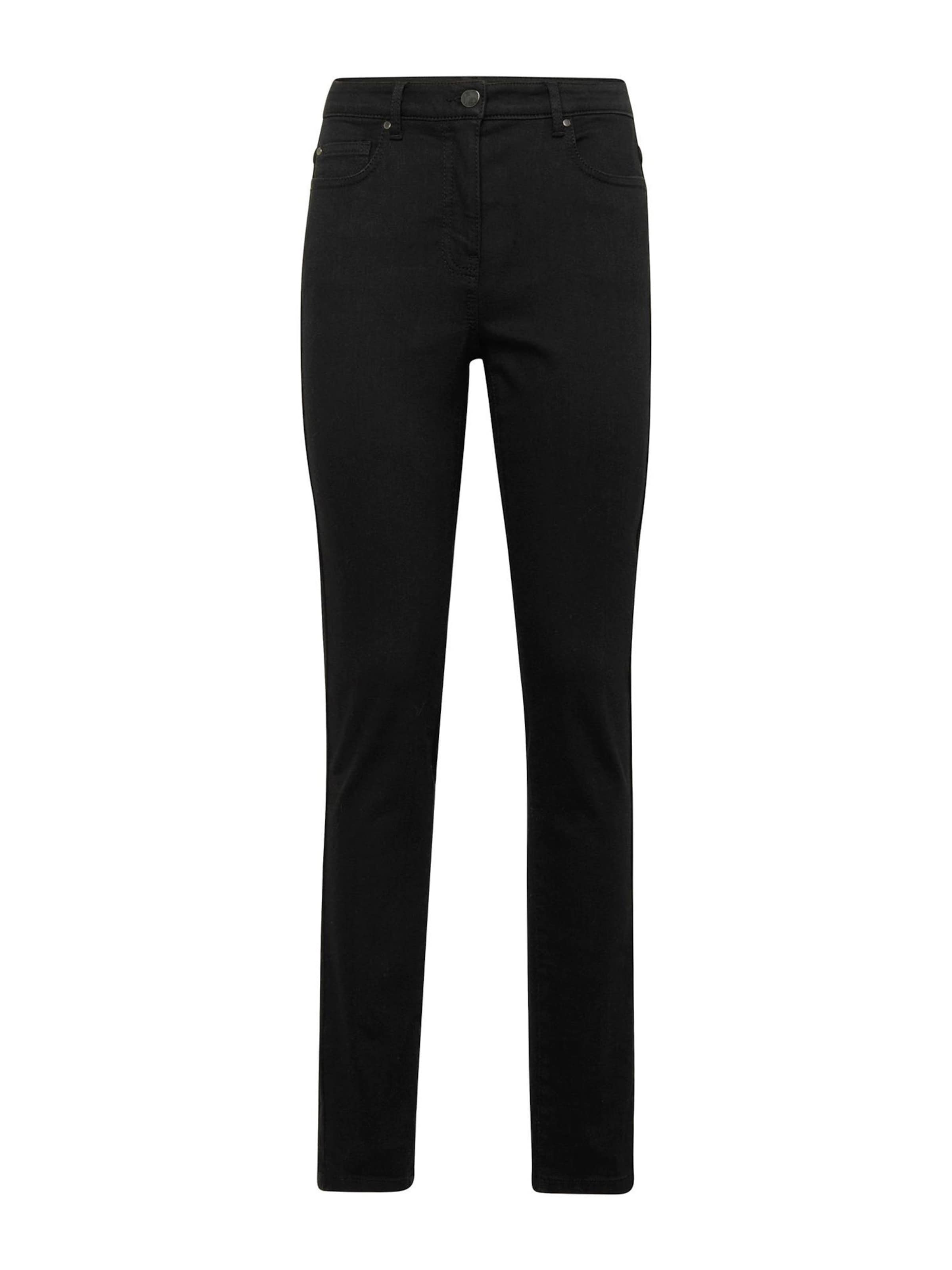 Goldner Jeans 'Bella' in Zwart: voorkant