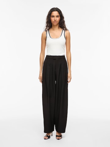 VILA Vat Bandplooibroek 'VIHelen' in Zwart