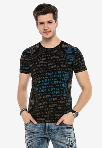 CIPO & BAXX T-Shirt in Schwarz