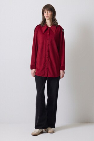 Touche Prive Blouse in Red
