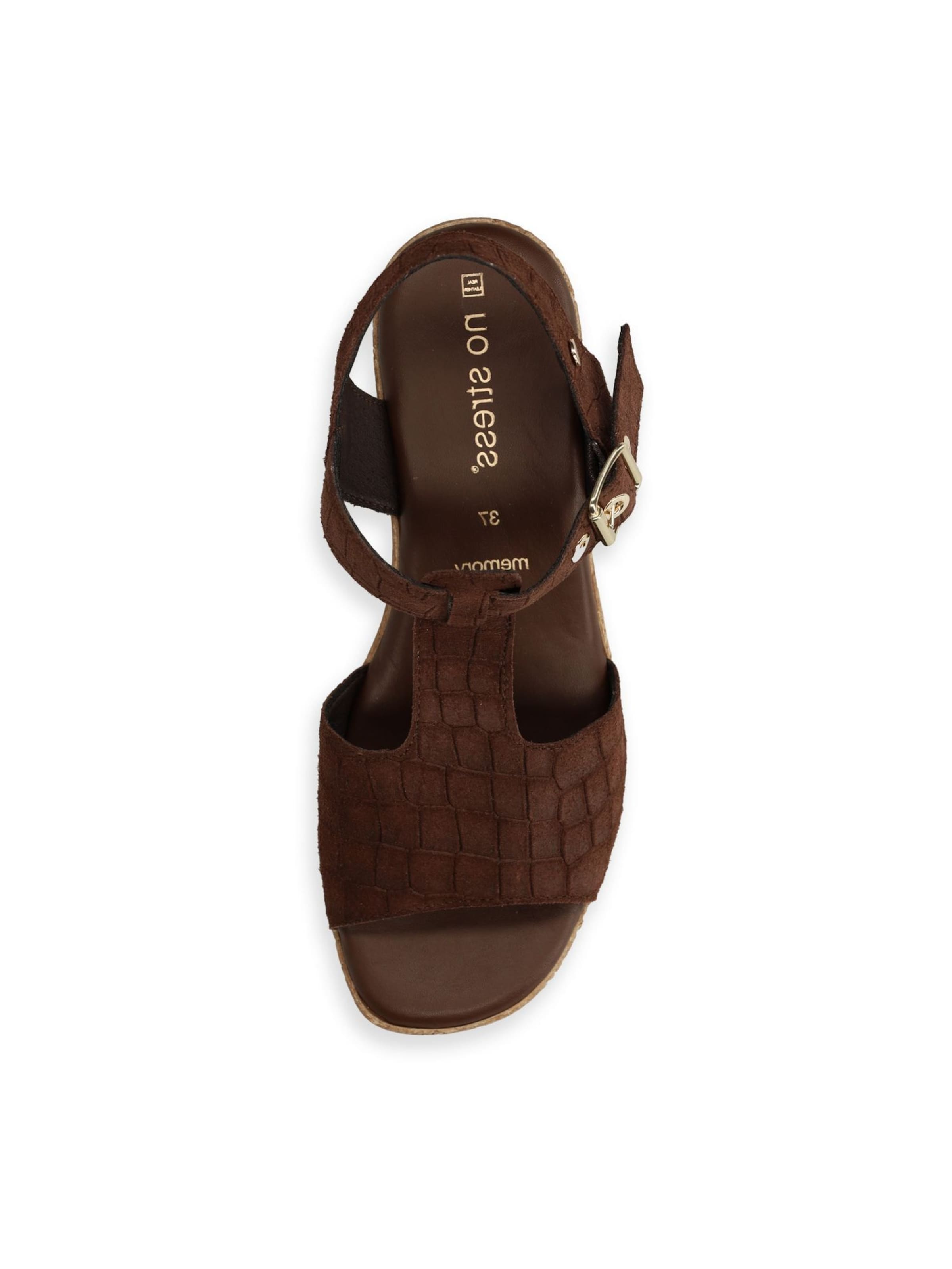 Sandales no stress en marron