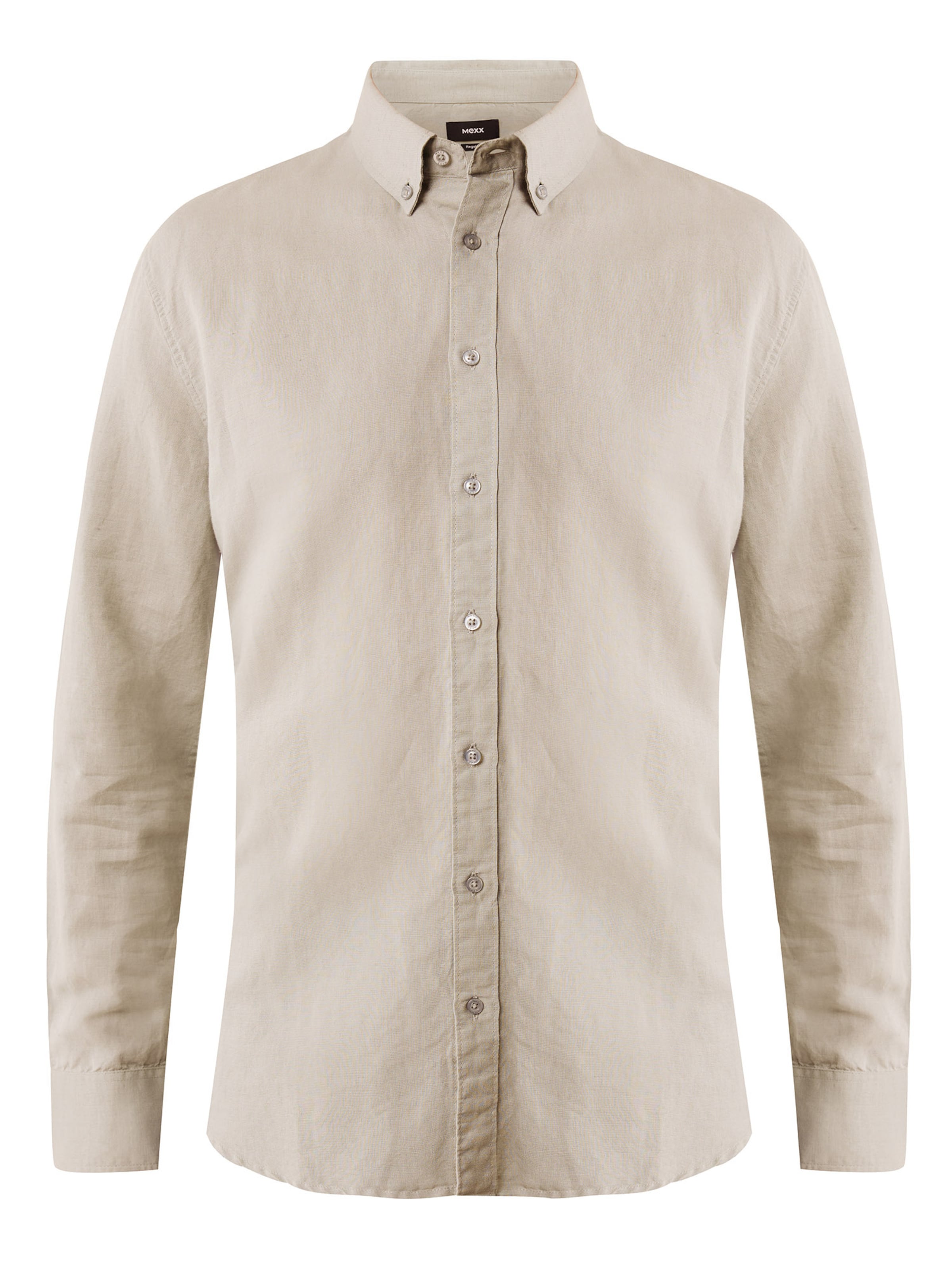 MEXX Regular fit Πουκάμισο σε μπεζ: μπροστά