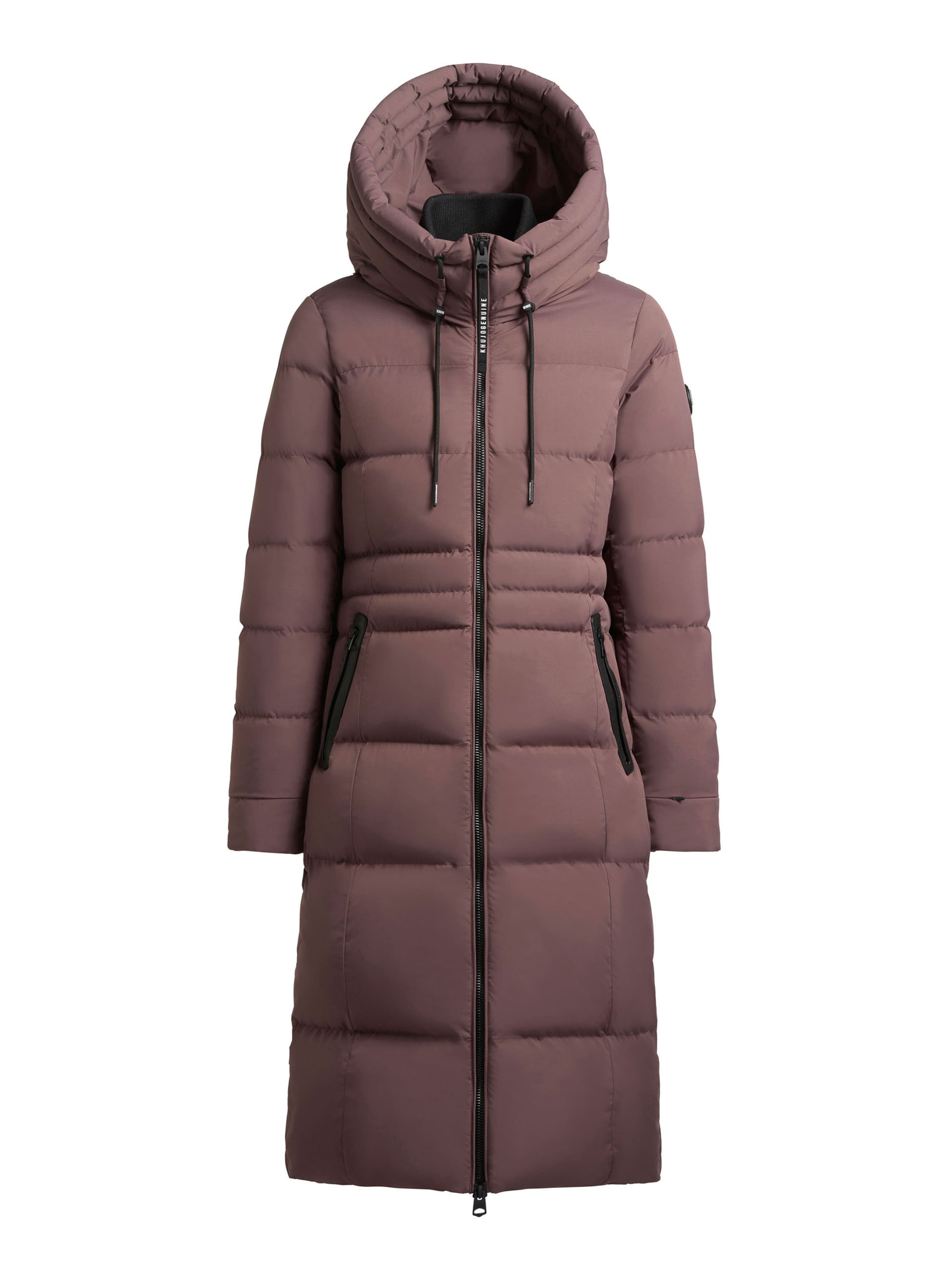 khujo Wintermantel in Lila: voorkant