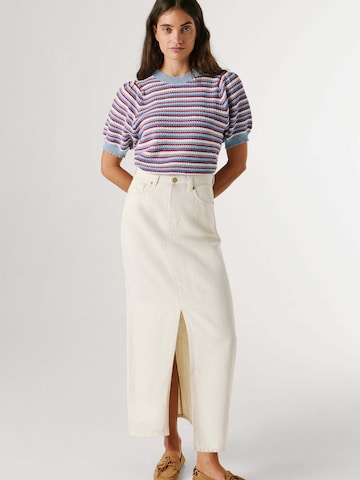 Gonna 'Mira' di Pepe Jeans in bianco