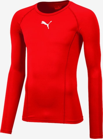 PUMA Performance Underwear in Red: front
