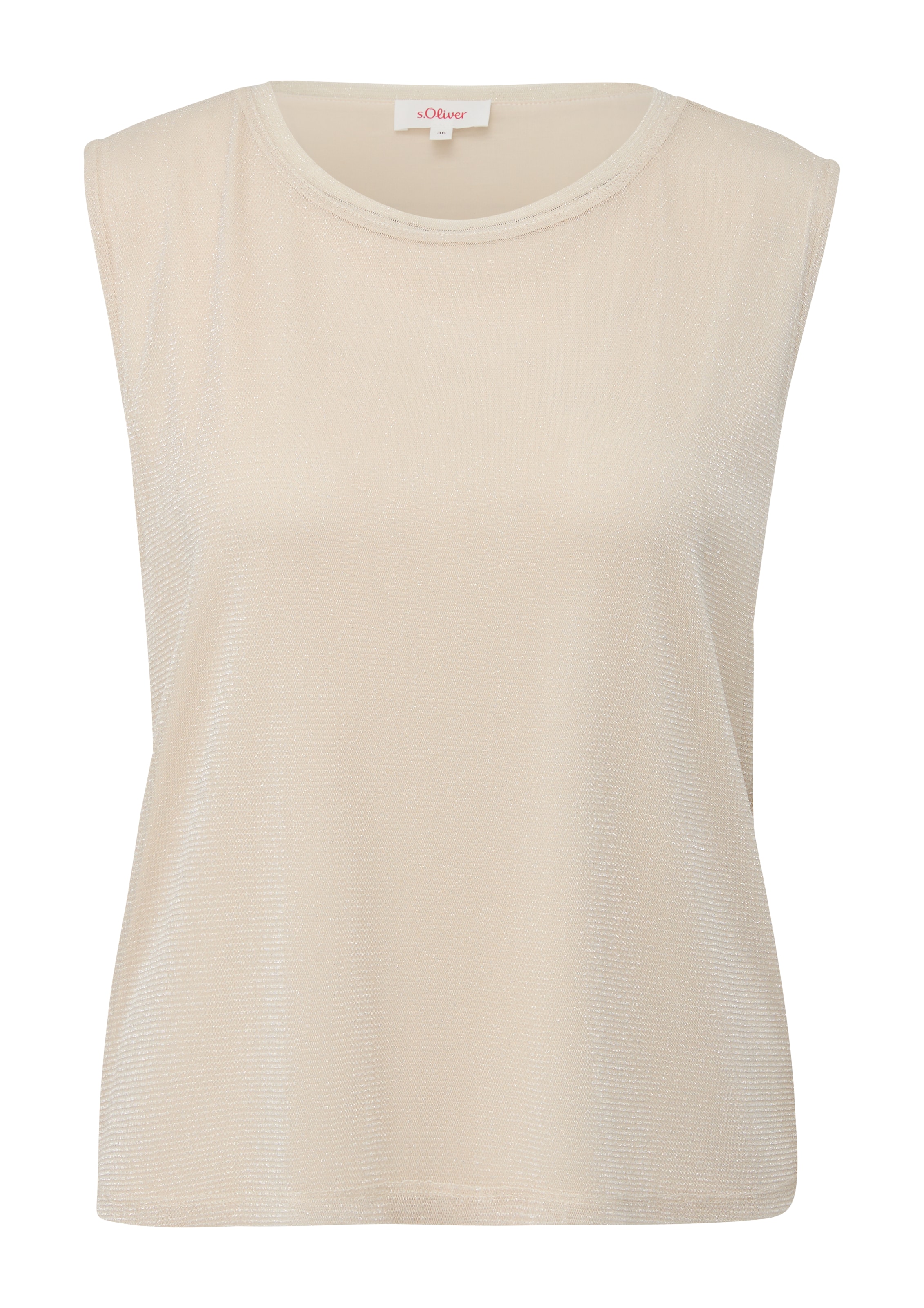 s.Oliver Top in Beige: front