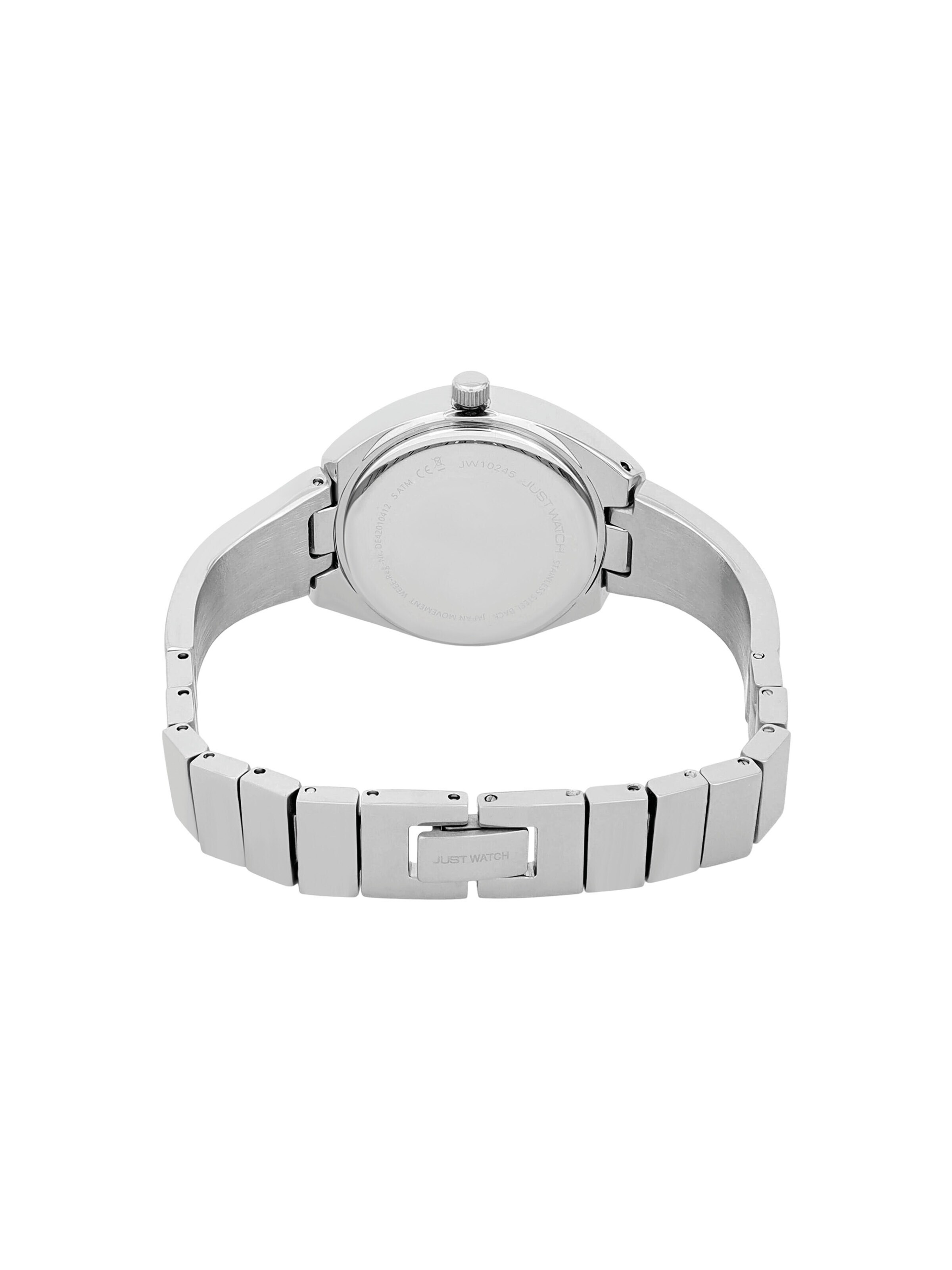Just Watch Analog Watch '5 ATM' in Silver: front