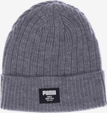 PUMA Hat & Cap in One size in Grey: front