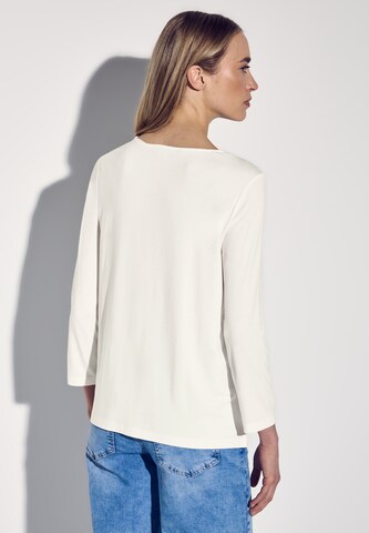 STREET ONE Jersey Shirt in Weiß