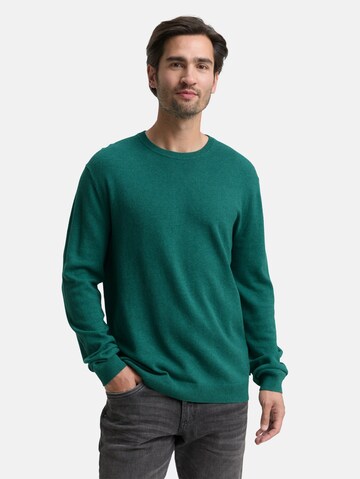TOM TAILOR Sweater in Green: front