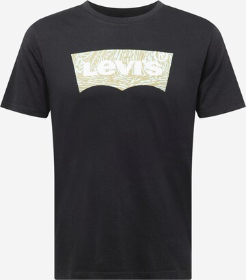 LEVI'S ® T-shirt 'Graphic Crewneck Tee' i svart: framsida