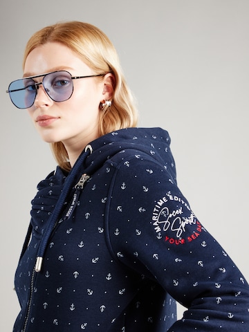 Soccx Sweatjacke in Blau