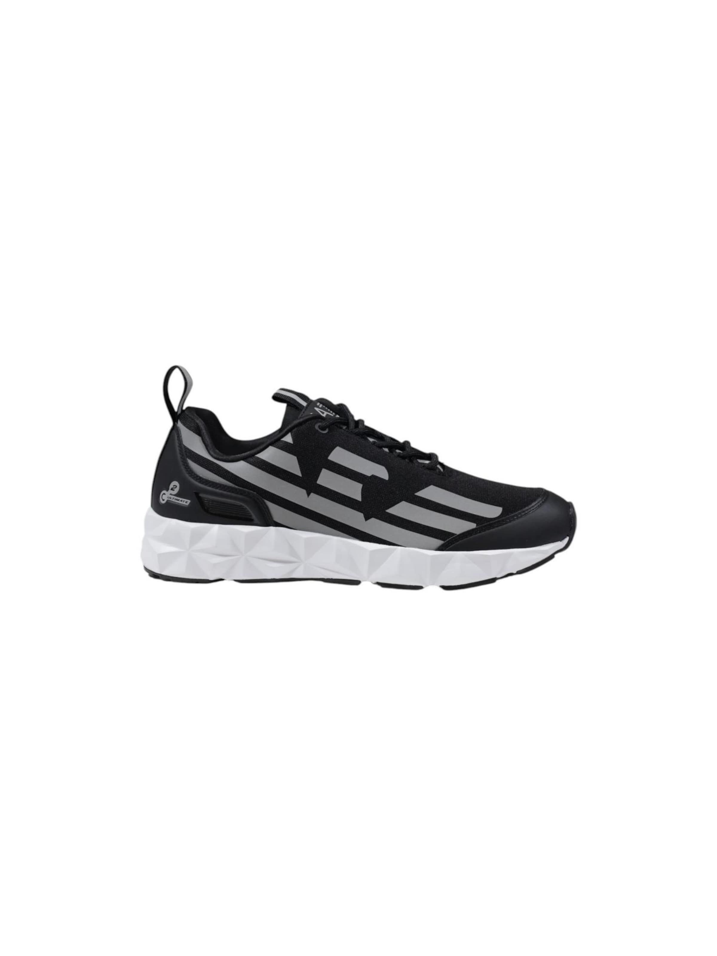 EA7 Emporio Armani Platform trainers 'X8X217 XK433' in Black: front