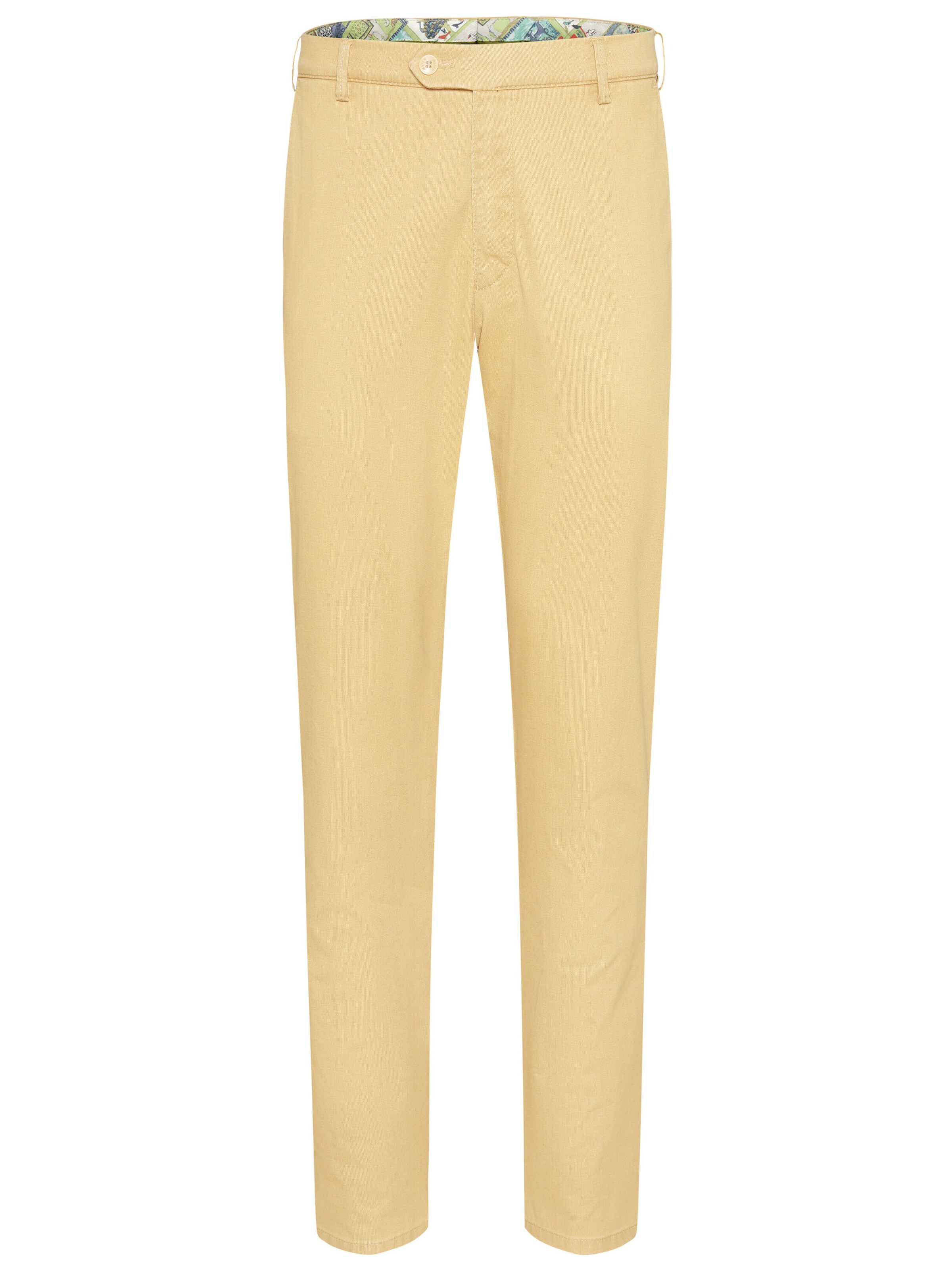 Regular Pantalon chino 'New York 1-5045' MEYER en marron : devant