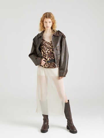 SISTERS POINT - Top 'GEWO' en beige