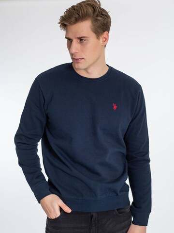 U.S. POLO ASSN. Sweatshirt 'Adler' i blå: forside