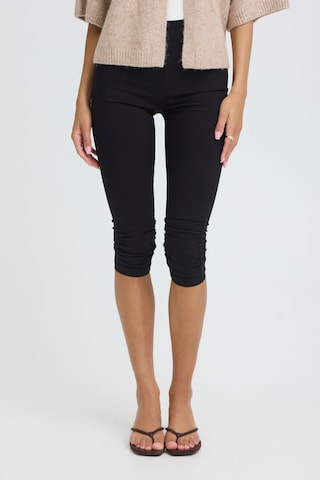 b.young Skinny Trousers in Black: front