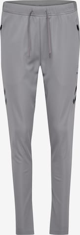 Hummel Slimfit Sportsbukser 'Cima 2.0' i grå: forside