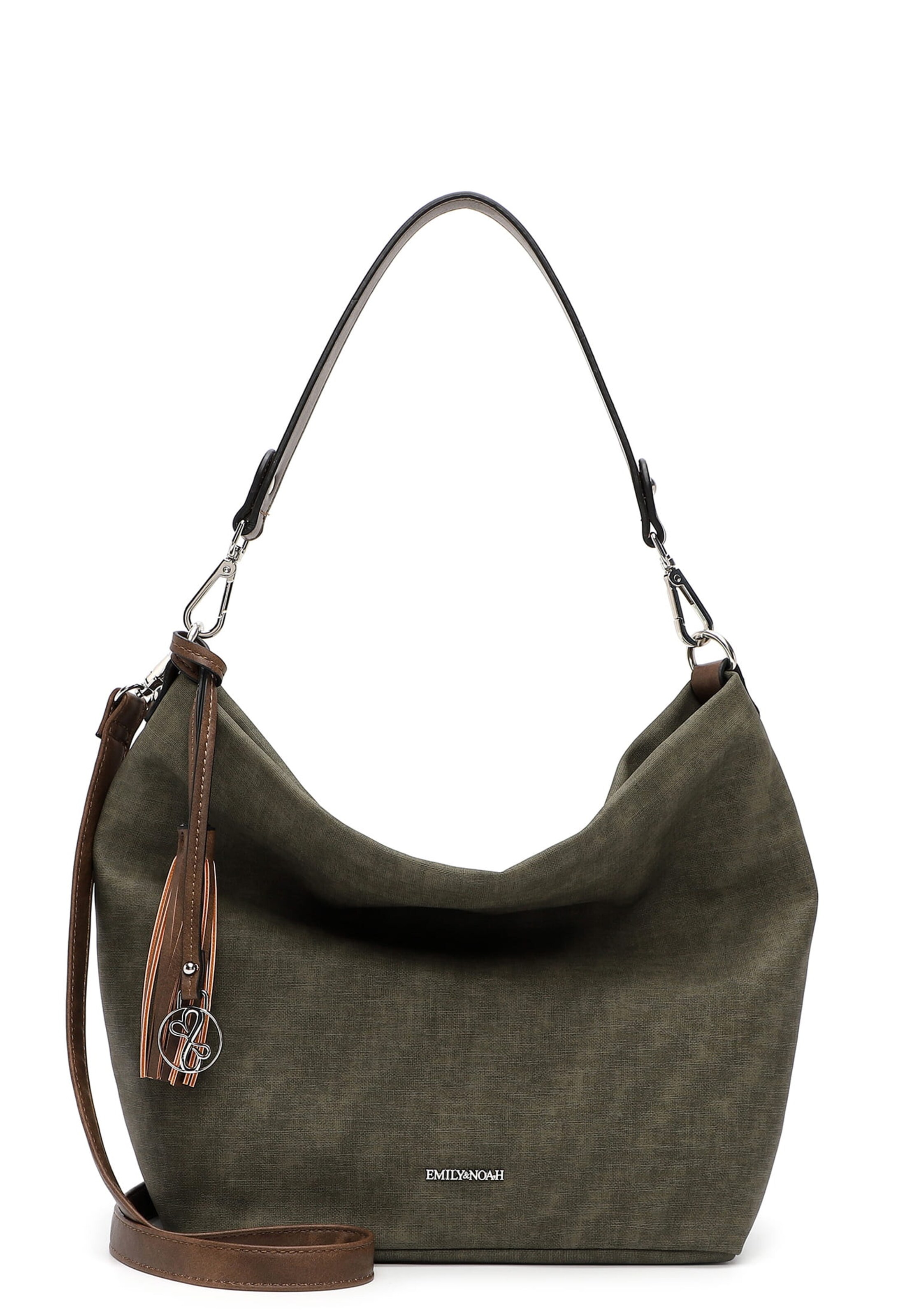 Emily & Noah Shoulder Bag 'Elke' in Green: front