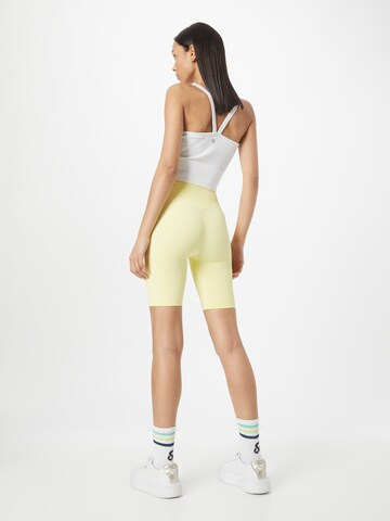 aim'n - Skinny Calças de desporto em amarelo