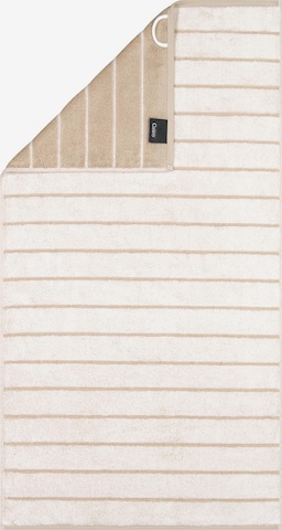 Telo doccia di Cawö in beige: frontale