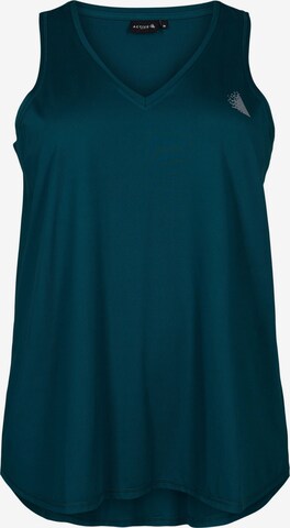 Sport top 'ABASIC' de la Active by Zizzi pe verde: față