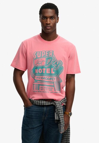 Superdry & Co Shirt in Roze: voorkant