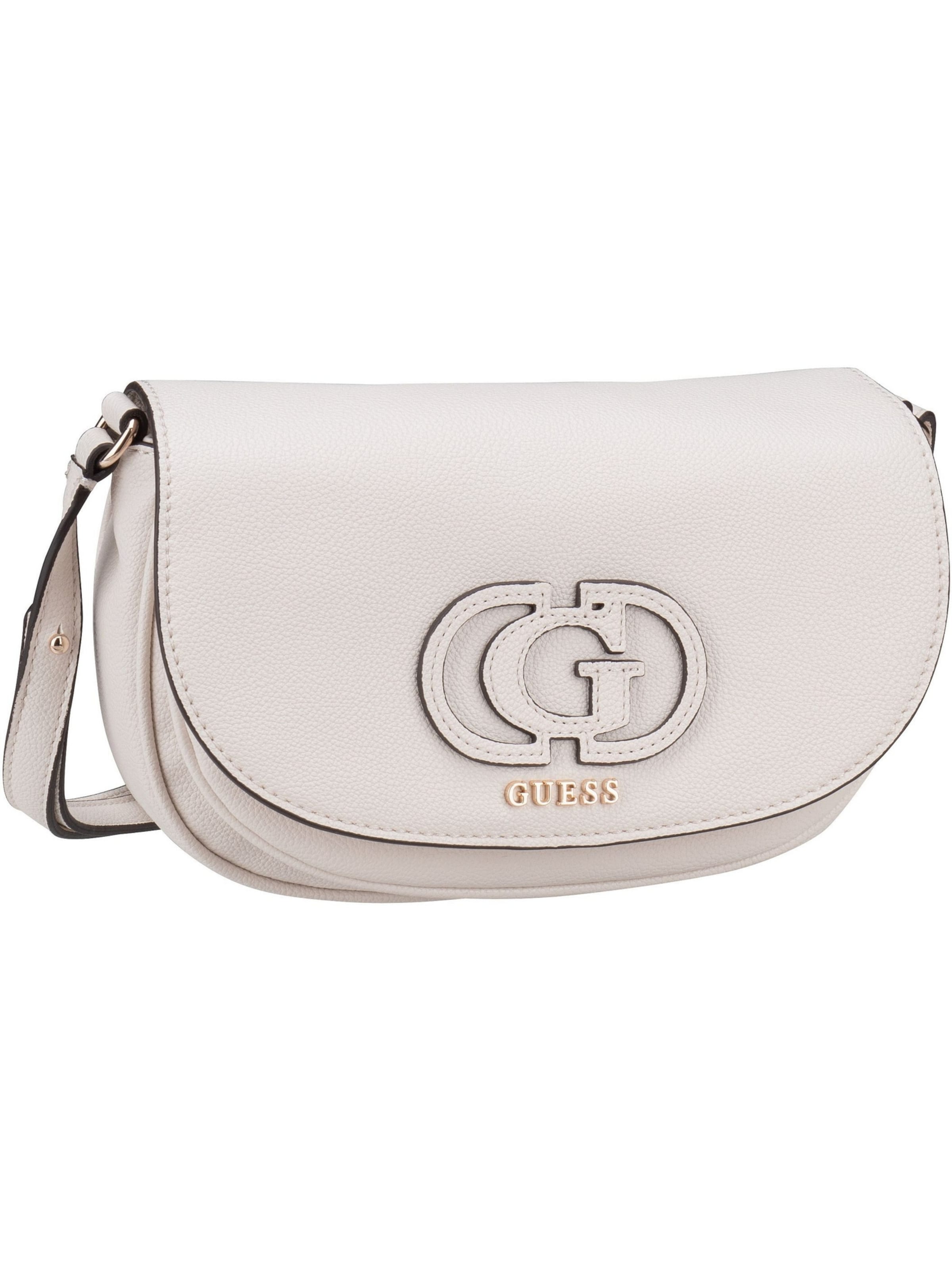 GUESS Crossbody Bag 'Calebra' in White: front