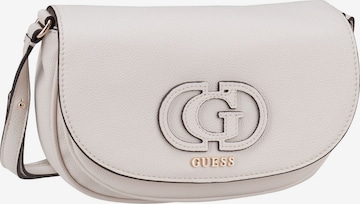 Sac à bandoulière 'Calebra' GUESS en blanc : devant