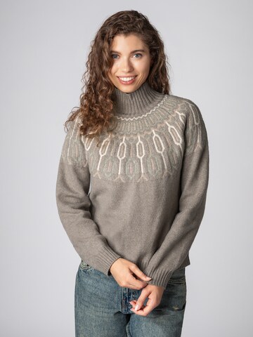 Sublevel Pullover in Grau: Vorderseite