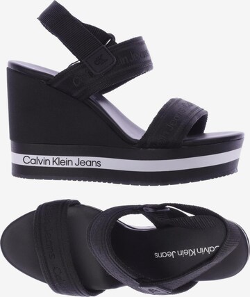 Calvin Klein Jeans Sandals & High-Heeled Sandals in 39 in Black: front