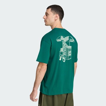 ADIDAS ORIGINALS - Camiseta 'Food Cart' en verde: frente