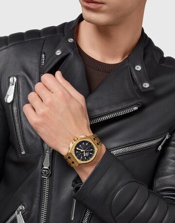 Montre à affichage analogique 'Plein Extreme' Philipp Plein Watches en or