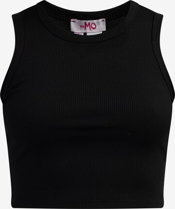 MYMO Top in Black: front