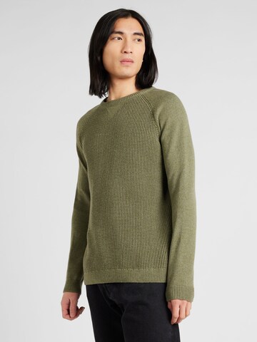 QS - Pullover em verde: frente