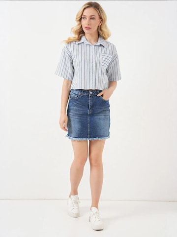 Bigdart Bluse in Blau