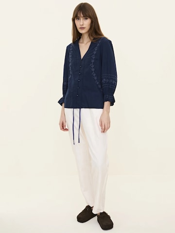 Odd Molly Bluse 'Garden' i blå