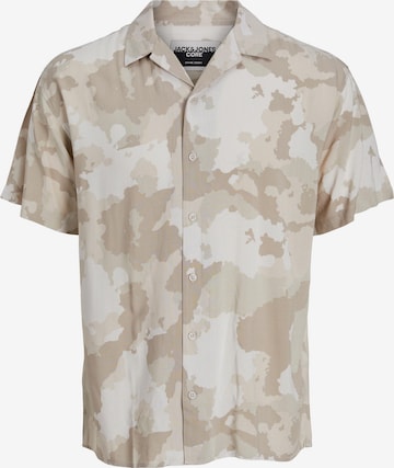 JACK & JONES - Camisa 'Hunt' em bege: frente