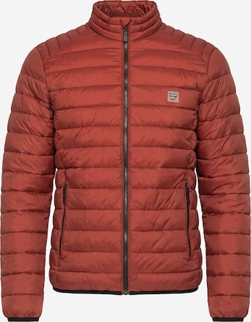 Carrera Jeans Outdoorjacke 'Upright-Collar' in Rot: Vorderseite